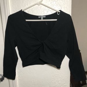 quarter sleep crop top